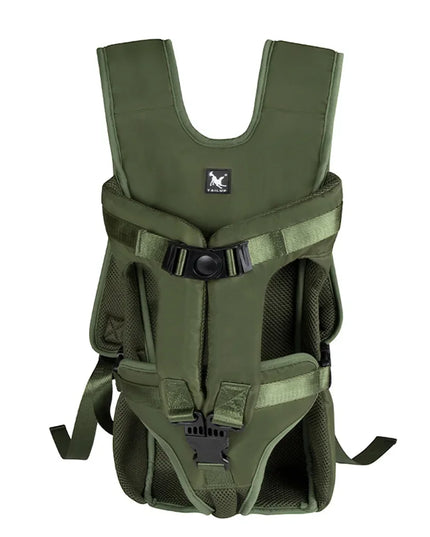 Katzen & Hunde Rucksack Grün - Atmungsaktiv