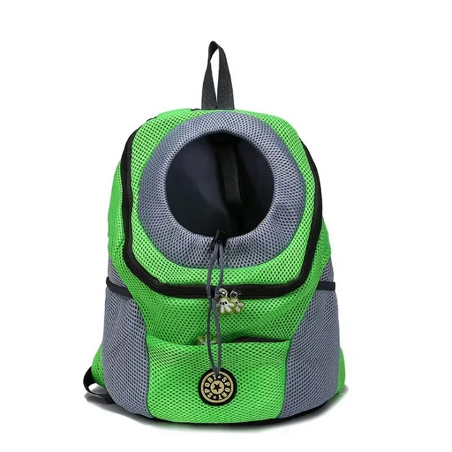 Transport-Rucksack Grün mit Reflektoren