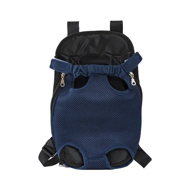 Hunde Rucksack Camouflage Mesh - Navy Blau
