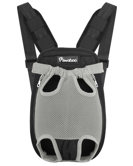 Hunde Rucksack Fronttrage Grau