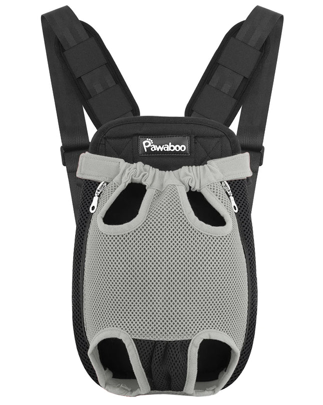 Hunde Rucksack Grau für kleine Hunde & Katzen