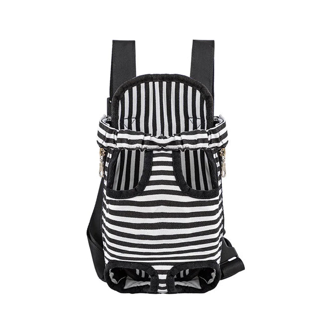 Hunde Rucksack Zebra-Muster Atmungsaktiv