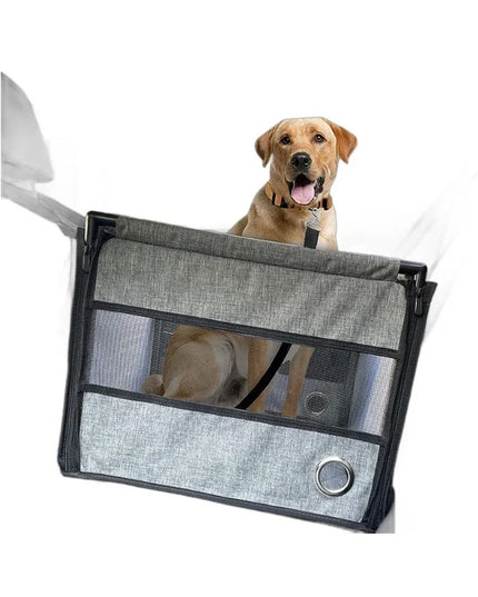 Stabiler Auto-Sitz für Hunde – Schwarz
