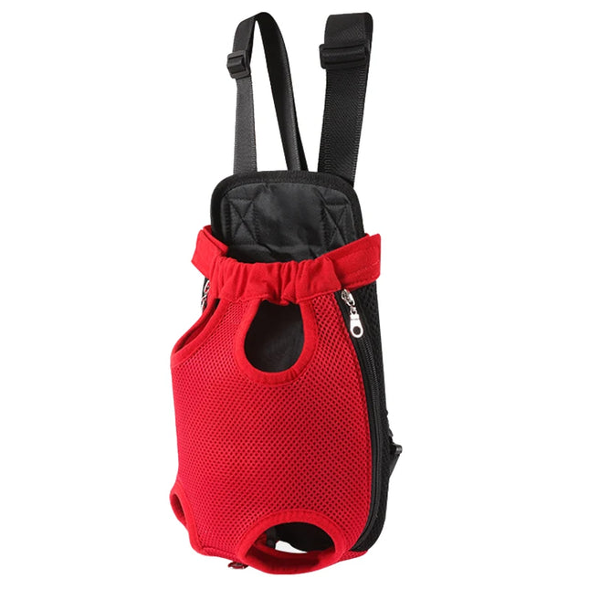 Verstellbarer Katzen Rucksack Schwarz