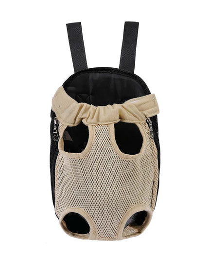 Hunde Rucksack Beige Camouflage