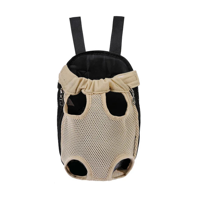 Hunde Rucksack Beige Camouflage