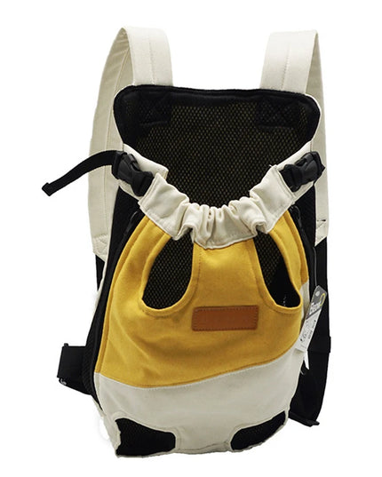 Atmungsaktiver Hunde Rucksack mit Netz