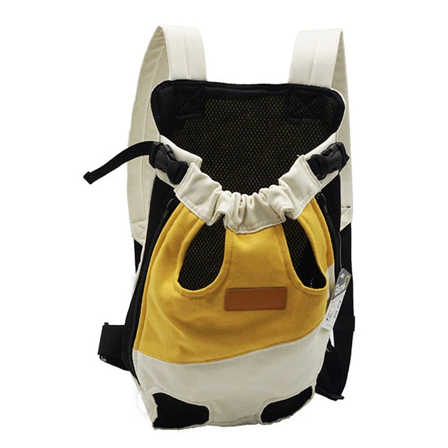 Atmungsaktiver Hunde Rucksack mit Netz