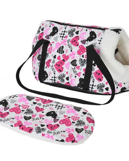 Hunde Tragtasche Winter Fleece für kleine