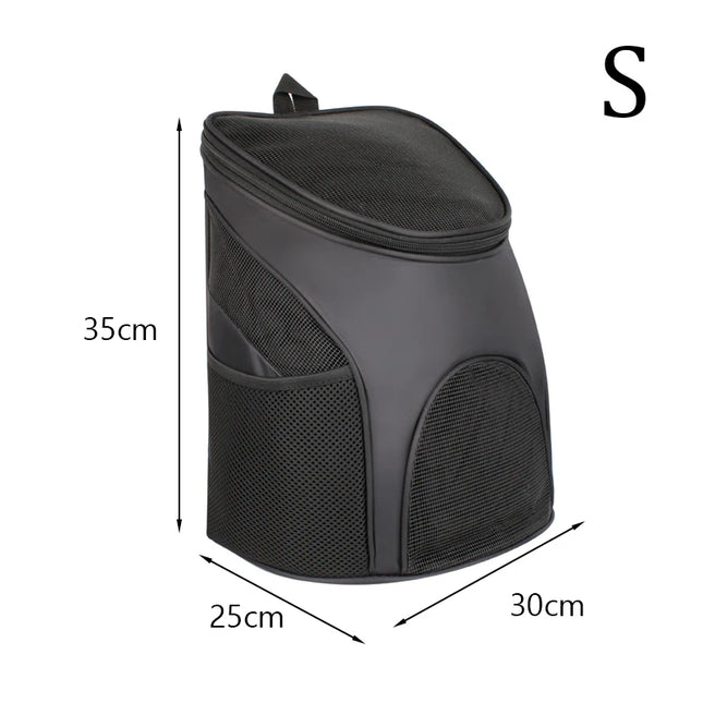 Hunde Rucksack Mesh Grau Atmungsaktiv