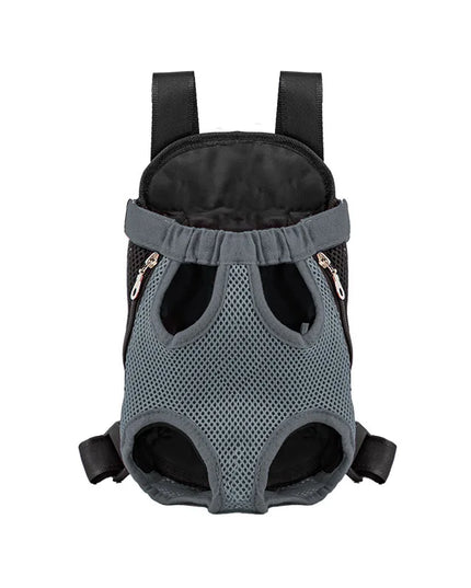 Hunde Rucksack Grau für kleine Hunde & Katzen
