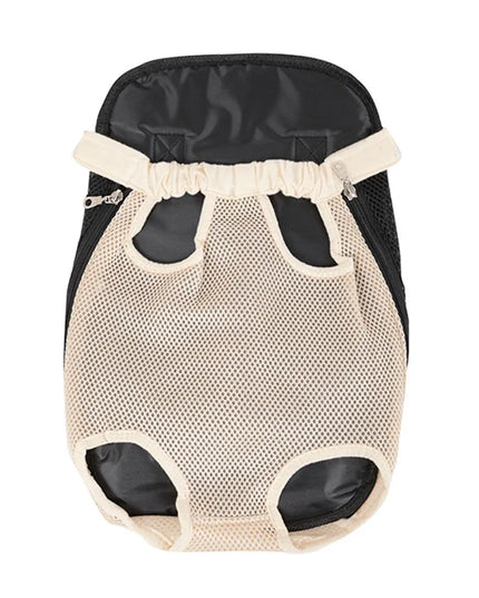 Hunde Rucksack Beine Frei Beige