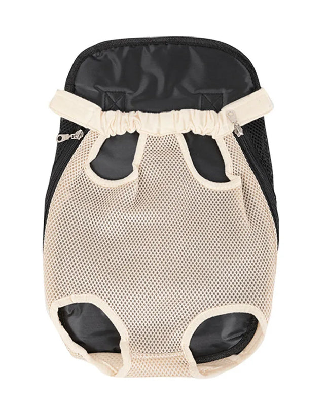 Hunde Rucksack Beine Frei Beige