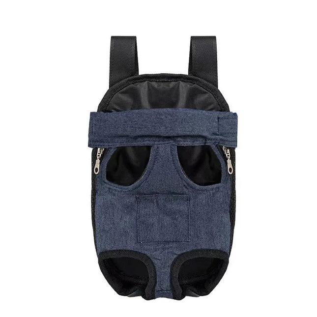 Hunde Rucksack Camouflage Grau Atmungsaktiv