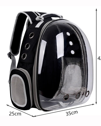 Katzen Rucksack Transparent für kleine Hunde