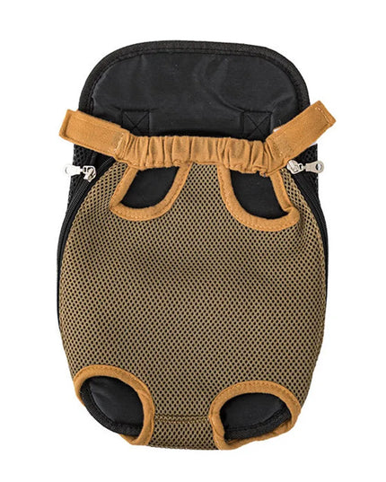 Hunde Rucksack Beine Frei in Kaffee