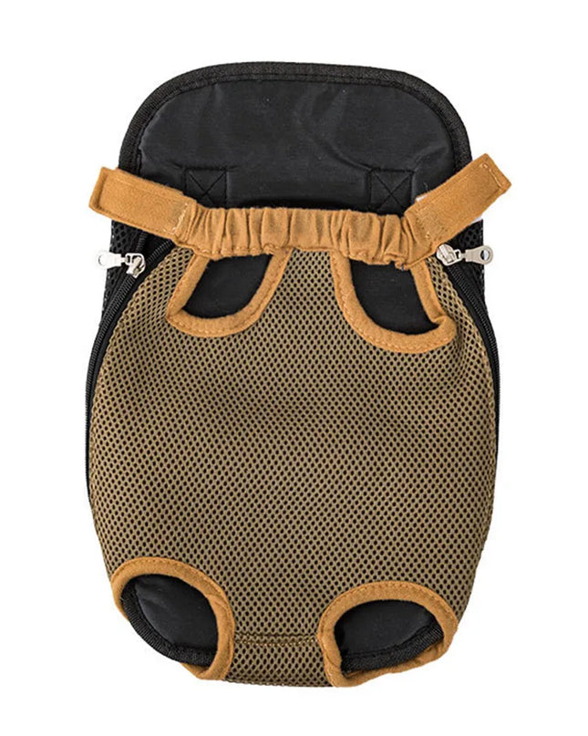 Hunde Rucksack Beine Frei in Kaffee