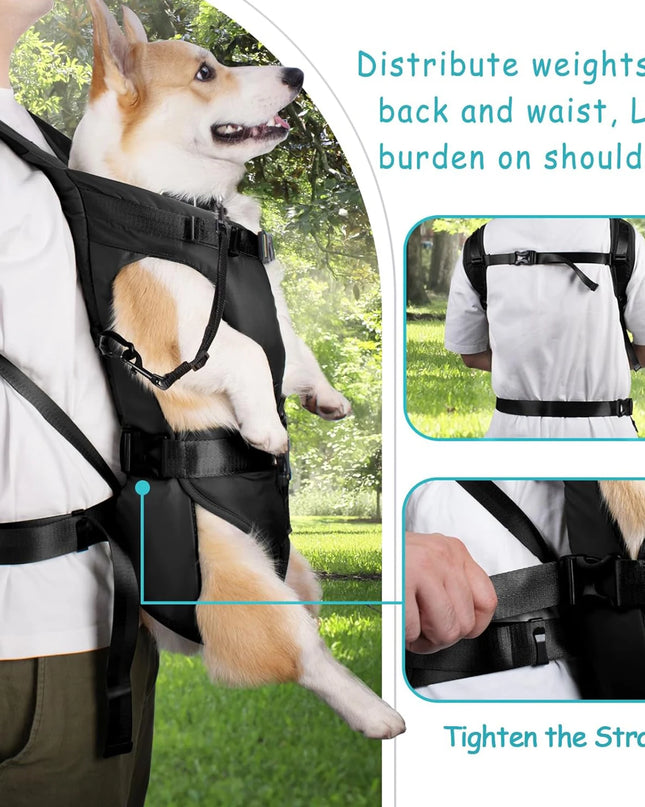 Hunde Rucksack für vorne - Atmungsaktiv