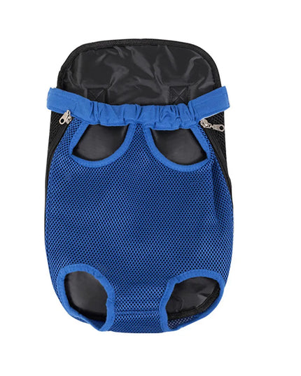 Hunde Rucksack Beine Frei in Blau