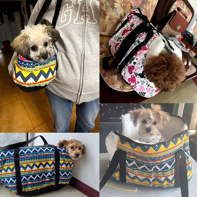 Hunde Trage Tasche Fleece - Klein & Warm