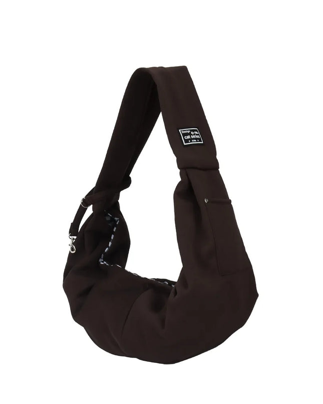 Transport-Schultertasche Polyester in Braun