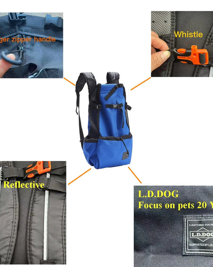 Hunde Rucksack Schwarz – Atmungsaktiv &