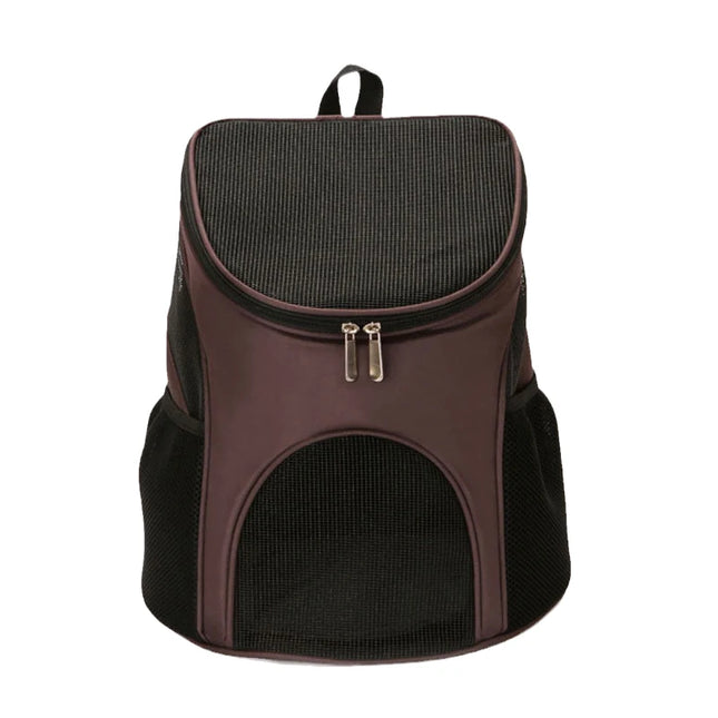 Katzen Rucksack Mesh Kaffee Atmungsaktiv