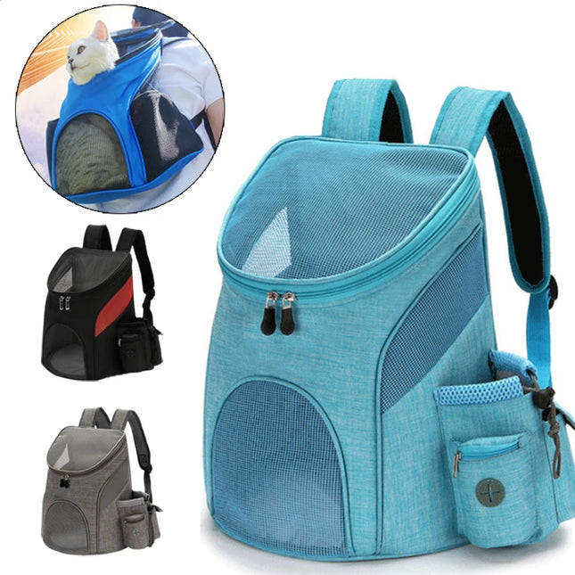 Katzen Rucksack Mesh Kaffee Atmungsaktiv