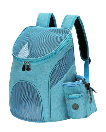 Hunde Rucksack Atmungsaktiv Hellblau