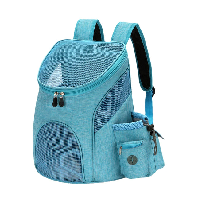 Hunde Rucksack Atmungsaktiv Hellblau