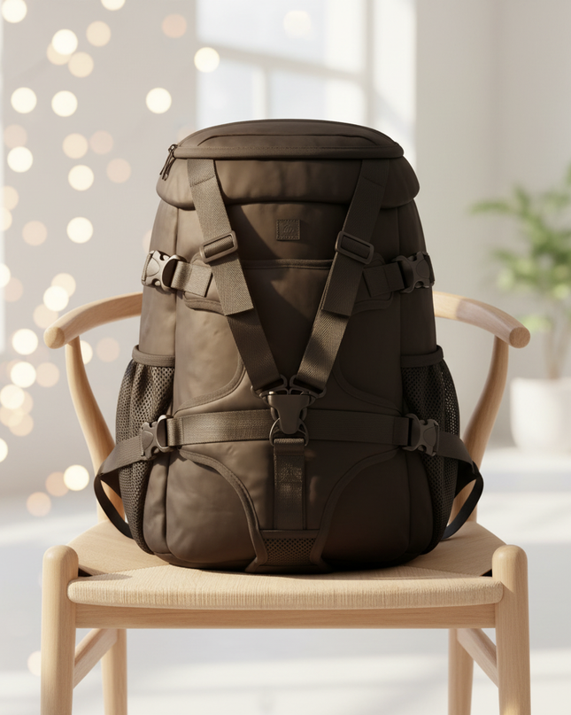 hunde-brusttrage-rucksack-schwarz - lifestyle