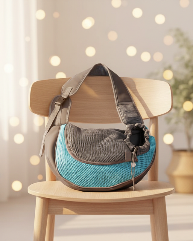 hunde-katzen-trage-rucksack-blau - lifestyle