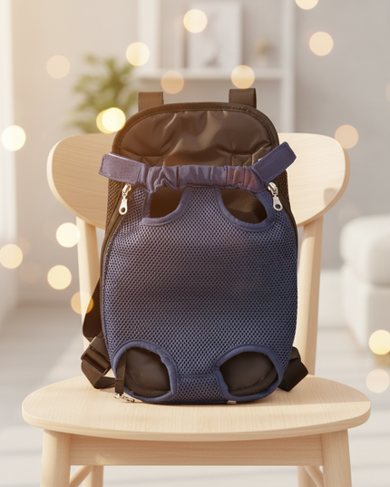 hunde-rucksack-atmungsaktiv-kleine-hunde-navy - lifestyle