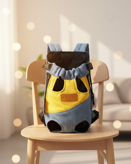 hunde-rucksack-blau-atmungsaktiv-chihuahua - lifestyle