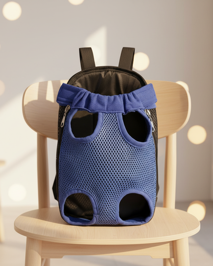 hunde-rucksack-camouflage-atmungsaktiv-dunkelblau - lifestyle