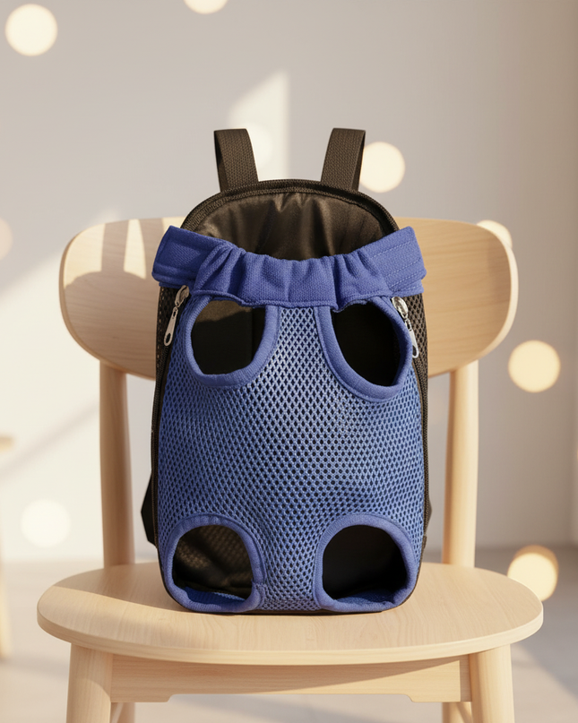 hunde-rucksack-camouflage-atmungsaktiv-dunkelblau - lifestyle
