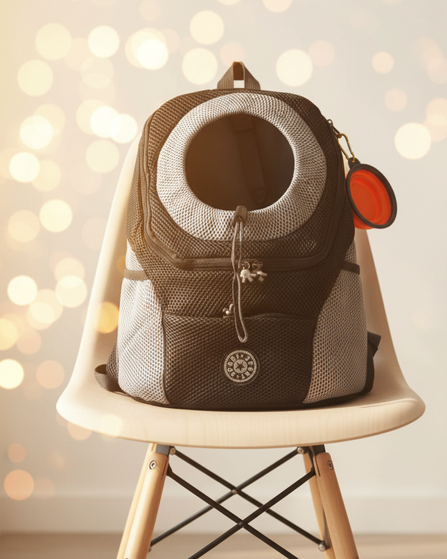 hunde-rucksack-camouflage-atmungsaktiv-wander - lifestyle