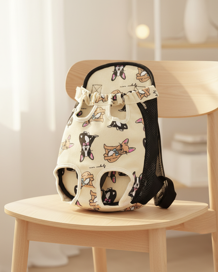 hunde-rucksack-camouflage-belueftung-4 - lifestyle