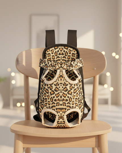 hunde-rucksack-camouflage-mesh-leopard - lifestyle