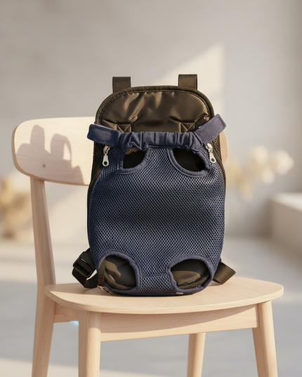 hunde-rucksack-camouflage-mesh-navy-blau - lifestyle