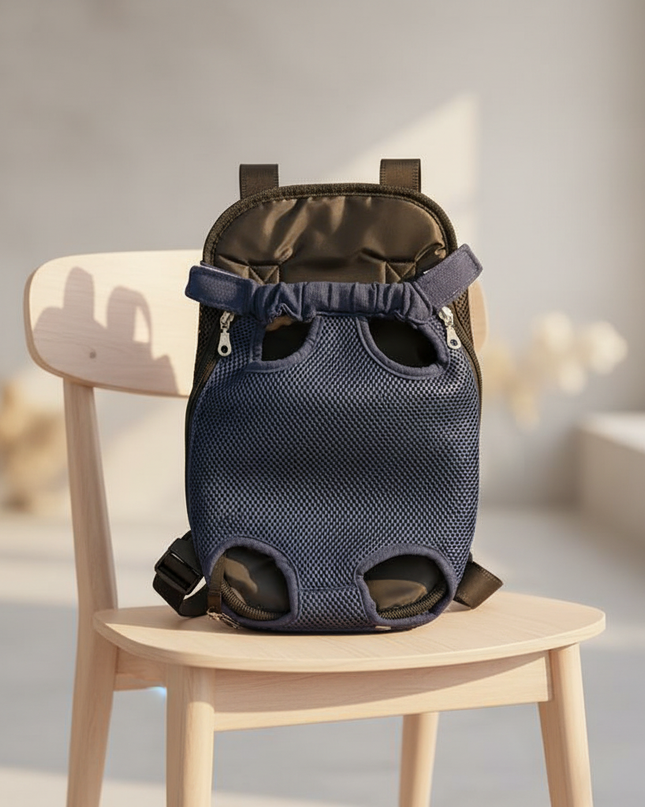 hunde-rucksack-camouflage-mesh-navy-blau - lifestyle
