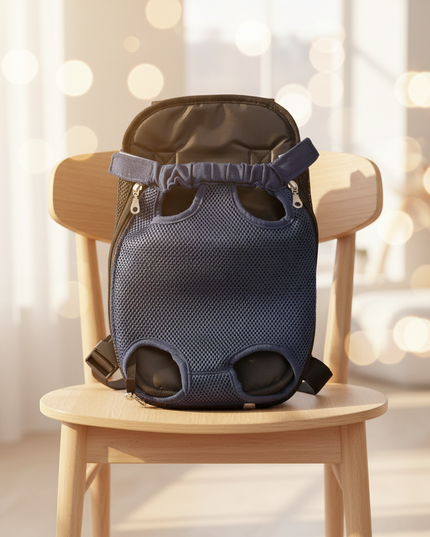 hunde-rucksack-camouflage-netzfenster - lifestyle