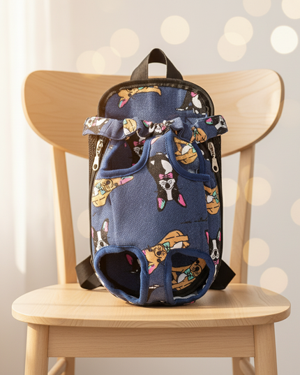 hunde-rucksack-camouflage-pink-atmungsaktiv - lifestyle