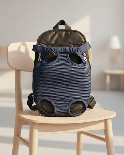 hunde-rucksack-navy-atmungsaktiv - lifestyle