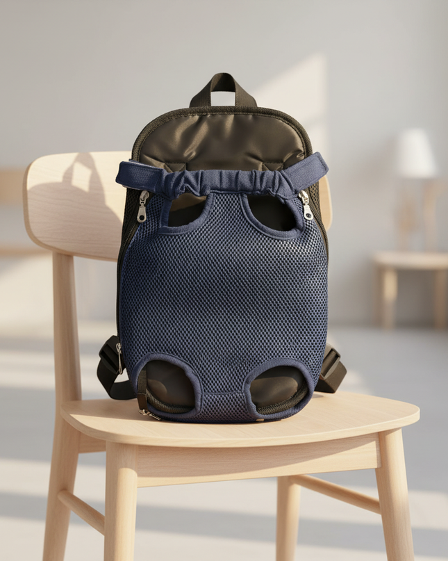 hunde-rucksack-navy-atmungsaktiv - lifestyle