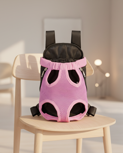 hunde-rucksack-pink-atmungsaktiv-2 - lifestyle