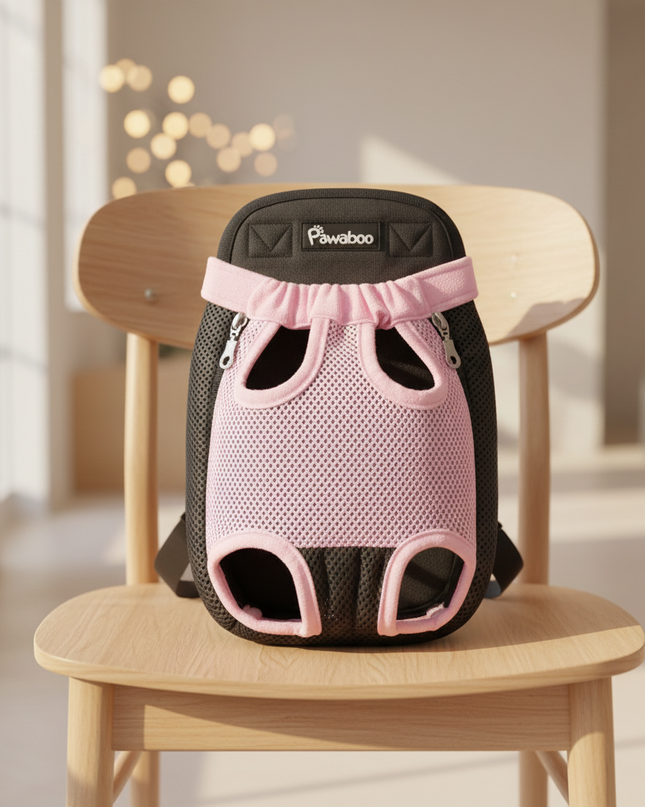 hunde-rucksack-rosa-kleine-hunde-katzen - lifestyle