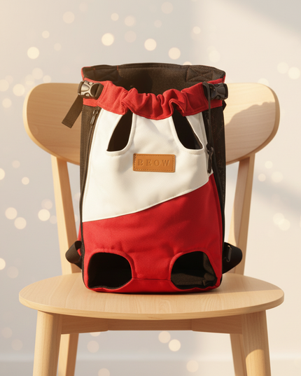 hunde-rucksack-rot-mesh-atmungsaktiv-chihuahua - lifestyle