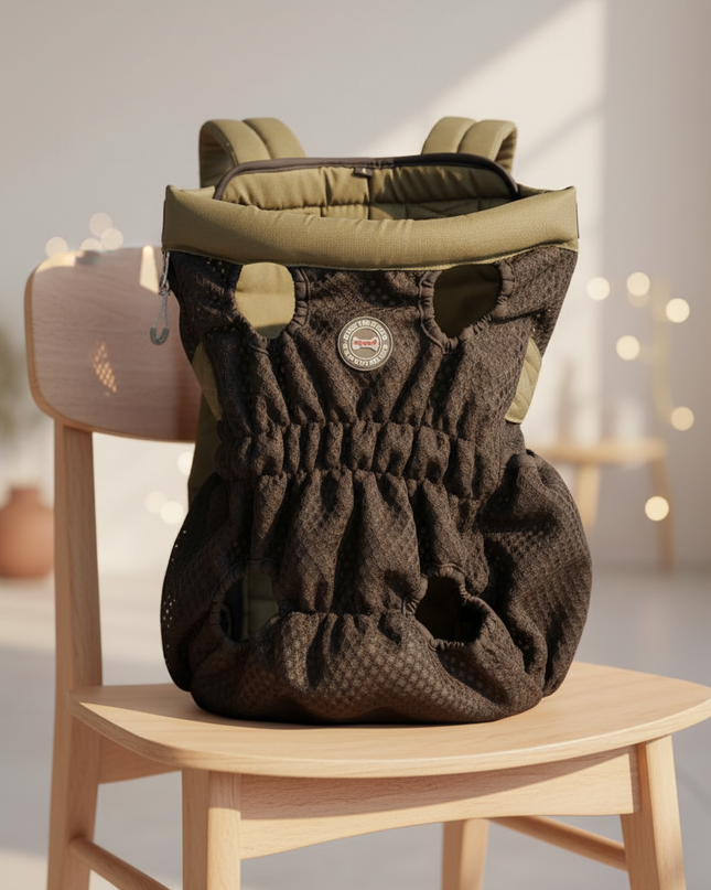 hunde-rucksack-schwarz-atmungsaktiv - lifestyle