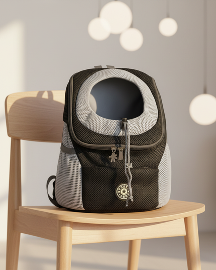 hunde-rucksack-schwarz-kleine-hunde - lifestyle